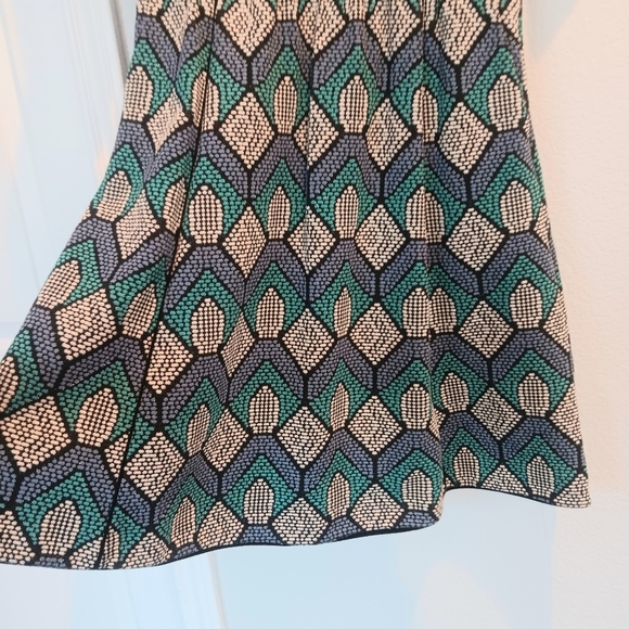 Anthropologie Hollyhock Dress by HD in Paris Women’s Size Medium in Green Blue - Picture 6 of 8